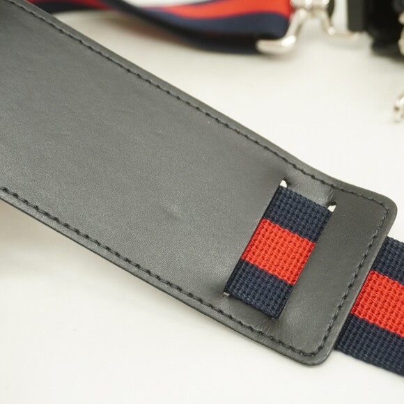 Gucci GG Supreme Shoulder Bag 474137 Black Men's - Picture 8 of 10